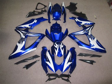 Bleu Blanc Carénage Moto GSXR 600 K8 08-10