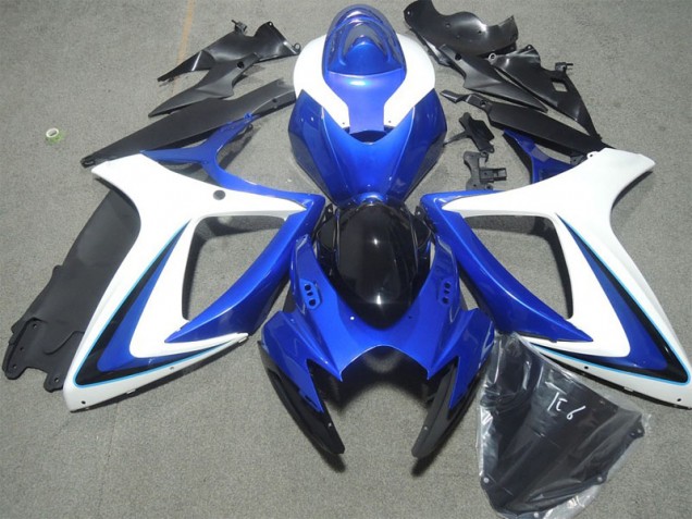 Bleu Blanc Carénage Moto ZX10R 06-07 Bleu Blanc Carénage Moto ZX10R 06-07
