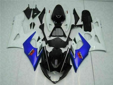 Bleu Blanc Carénages Moto GSXR 1000 K5 05-06