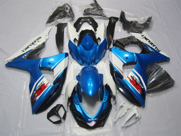 Bleu Blanc Carénages Moto GSXR 1000 K9 09-16