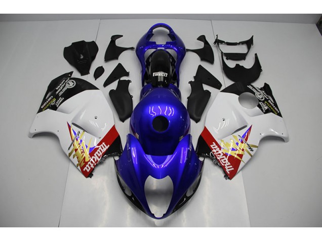 Bleu Blanc Carénages Moto GSXR 1300 Hayabusa 96-07 Bleu Blanc Carénages Moto GSXR 1300 Hayabusa 96-07