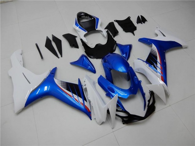 Bleu Blanc Carénages Moto GSXR 600 / 750 K11 11-24