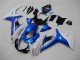 Bleu Blanc Carénages Moto GSXR 600 / 750 K11 11-24