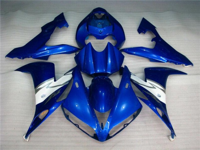 Bleu Blanc Carénages Moto R1 04-06