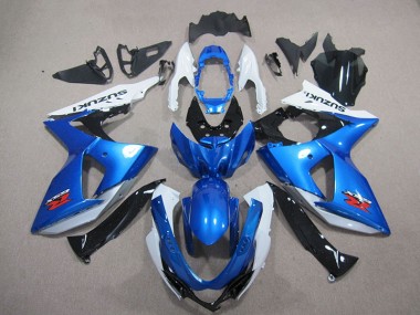Bleu Blanc Carénages Moto de Rechange GSXR 1000 K9 09-16