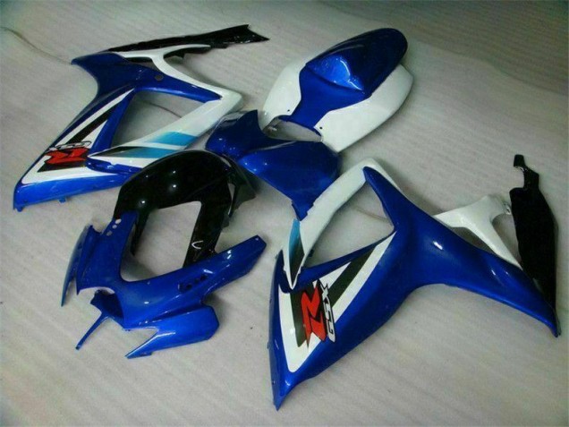 Bleu Blanc Carrosserie Moto GSXR 600 / 750 K6 06-07