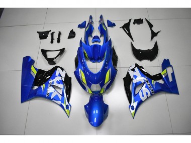 Bleu Blanc Décalque Carénage Moto GSXR 1000 17-23