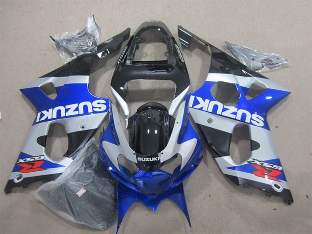 Bleu Blanc Décalque Carénages Moto GSXR 1000 K1 00-02