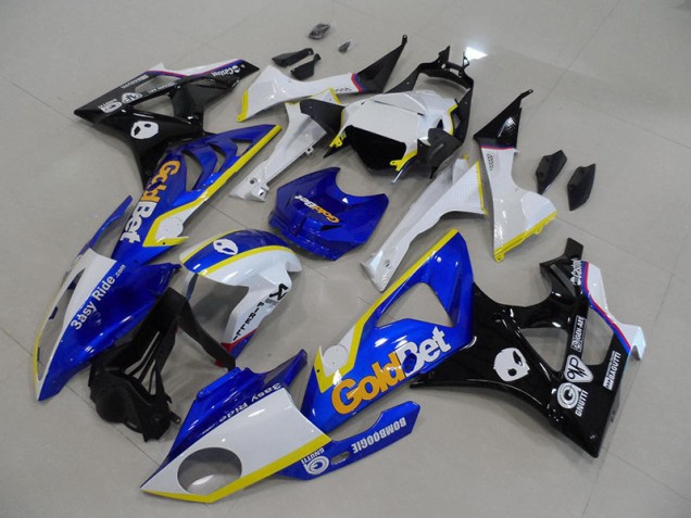 Bleu Blanc GoldBet Carénages Moto S1000RR 09-14