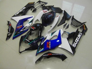 Bleu Blanc Kit Carénages Motos Complet GSXR 1000 K5 05-06
