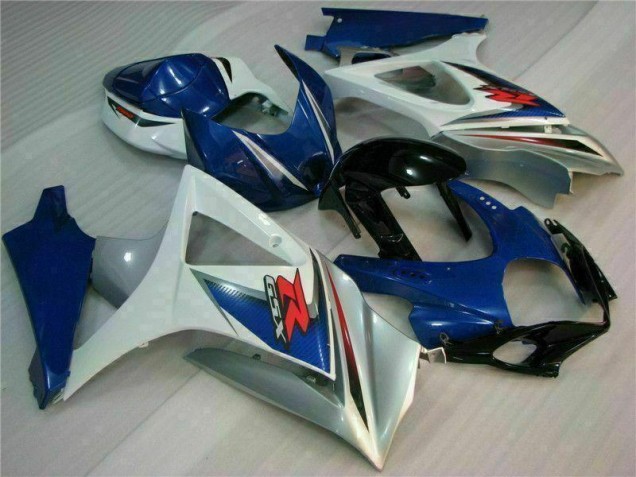 Bleu Blanc Kit Carénages Motos Complet GSXR 1000 K7 07-08 Bleu Blanc Kit Carénages Motos Complet GSXR 1000 K7 07-08