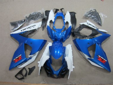 Bleu Blanc Kit Carénages Motos Complet GSXR 1000 K9 09-16
