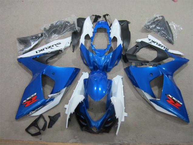 Bleu Blanc Kit Carénages Motos Complet GSXR 1000 K9 09-16