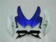 Bleu Blanc Kit Carénages Motos GSXR 600 / 750 K8 08-10 Bleu Blanc Kit Carénages Motos GSXR 600 / 750 K8 08-10