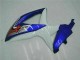 Bleu Blanc Kit Carénages Motos GSXR 600 / 750 K8 08-10 Bleu Blanc Kit Carénages Motos GSXR 600 / 750 K8 08-10
