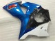 Bleu Blanc Kit Carénages Motos & Plastique GSXR 1000 K9 09-16 Bleu Blanc Kit Carénages Motos & Plastique GSXR 1000 K9 09-16