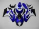 Bleu Blanc Noir Carénage Moto GSXR 1000 K7 07-08 Bleu Blanc Noir Carénage Moto GSXR 1000 K7 07-08
