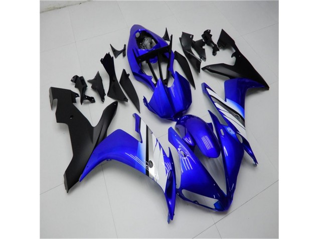 Bleu Blanc Noir Carénage Moto R1 04-06