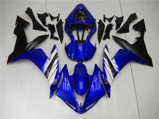 Bleu Blanc Noir Carénage Moto R1 04-06