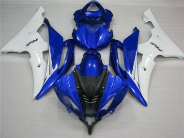 Bleu Blanc Noir Carénage Moto R6 08-16