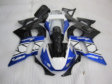 Bleu Blanc Noir Carénage Moto R6 98-02