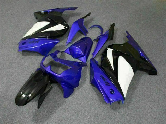 Bleu Blanc Noir Ninja Carénage Moto EX250 08-12
