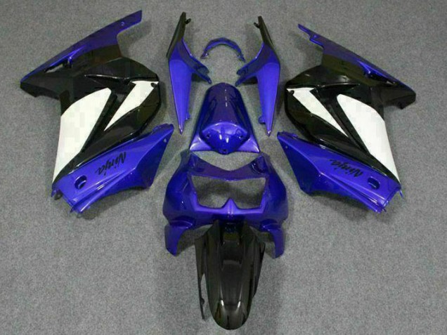 Bleu Blanc Noir Ninja Carénage Moto EX250 08-12