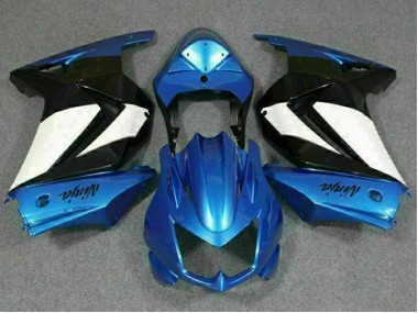 Bleu Blanc Noir Ninja Carénages Moto EX250 08-12