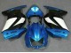 Bleu Blanc Noir Ninja Carénages Moto EX250 08-12 Bleu Blanc Noir Ninja Carénages Moto EX250 08-12