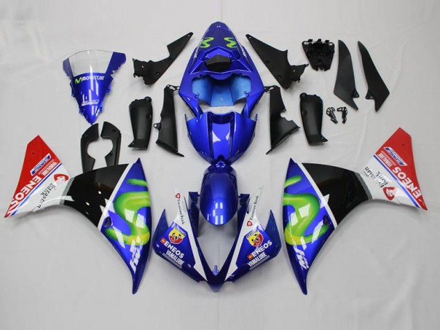 Bleu Blanc Noir Rouge Carénage Moto R1 12-14 Bleu Blanc Noir Rouge Carénage Moto R1 12-14