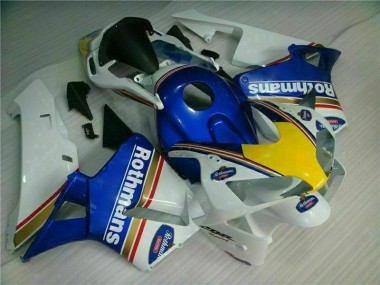 Bleu Blanc Rothmans Carénage Moto CBR 600 RR 03-04