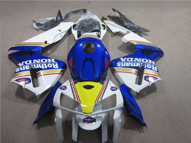 Bleu Blanc Rothmans Carénage Moto CBR 600 RR 05-06