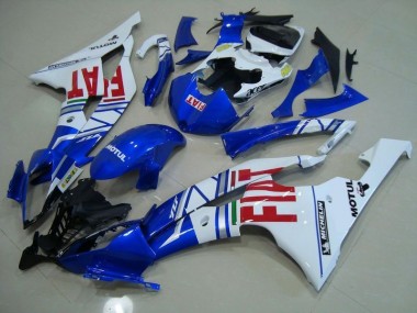 Bleu Blanc Rouge Fiat Carénage Moto R6 08-16