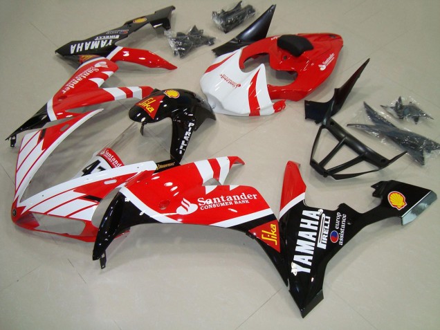 Bleu Blanc Rouge Noir Carénage Moto R1 04-06