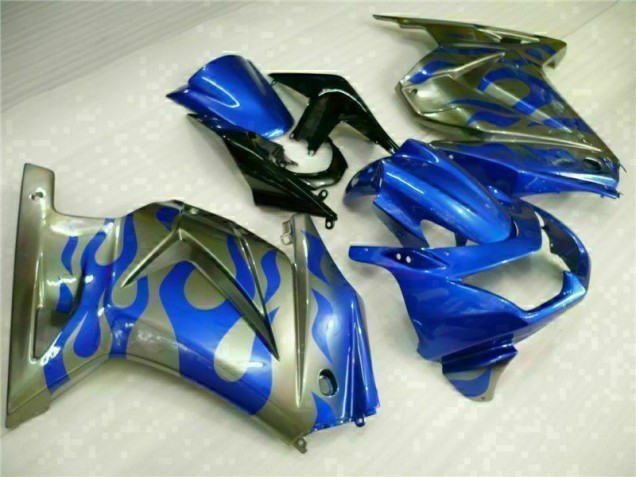 Bleu Carénage Moto EX250 08-12 Bleu Carénage Moto EX250 08-12