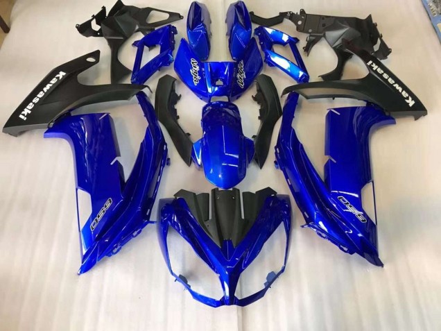 Bleu Carénage Moto EX650 12-16