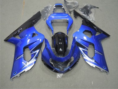 Bleu Carénage Moto GSXR 600 K1 K2 K3 01-03