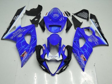 Bleu Corona Carénage Moto GSXR 1000 K5 05-06