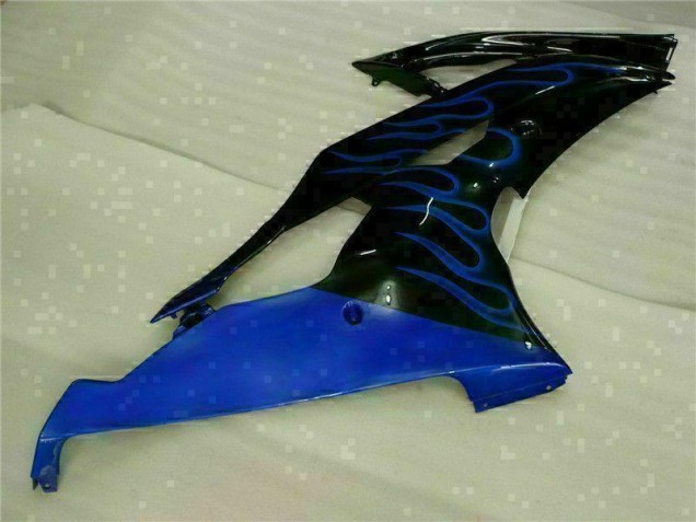 Bleu Flamme Noir Carénage Moto R6 08-16