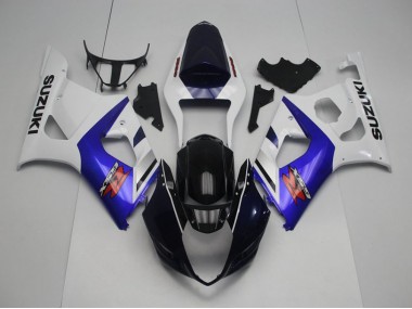 Bleu Foncé Devant et Bleu Carénage Moto GSXR 1000 K3 03-04