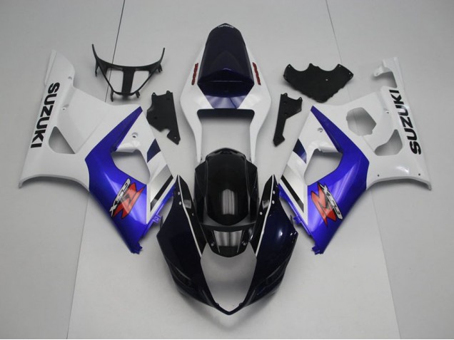 Bleu Foncé Devant et Bleu Carénage Moto GSXR 1000 K3 03-04