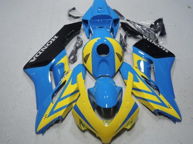 Bleu Jaune Carénage Moto CBR 1000 RR 04-05