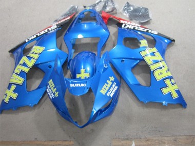 Bleu Jaune Rizla Carénage Moto GSXR 1000 K3 03-04