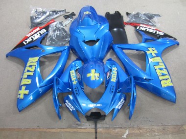 Bleu Jaune Rizla Carénages Moto GSXR 750 K6 06-07