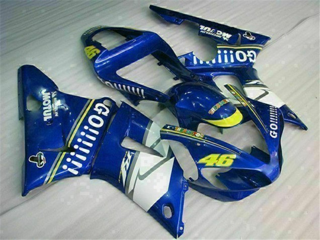 Bleu Kit Carénages Motos Complet R1 00-01 Bleu Kit Carénages Motos Complet R1 00-01