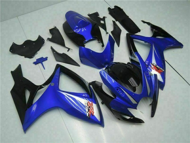 Bleu Kit Carénages Motos & Plastique GSXR 600 / 750 K6 06-07