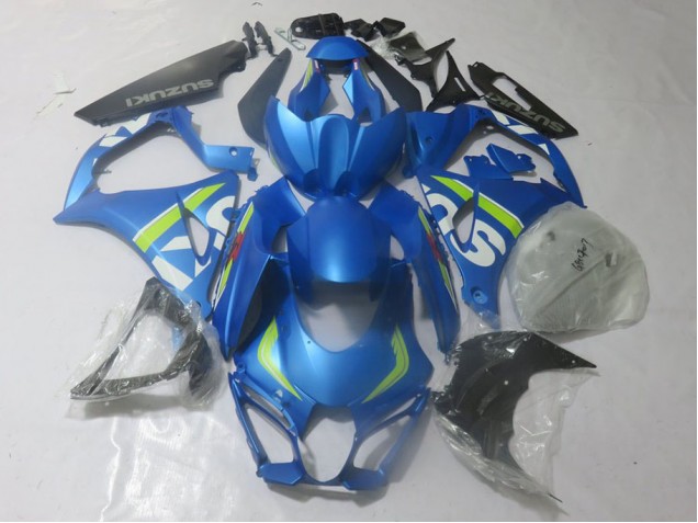 Bleu Lime Carénage Moto GSXR 1000 17-23 Bleu Lime Carénage Moto GSXR 1000 17-23