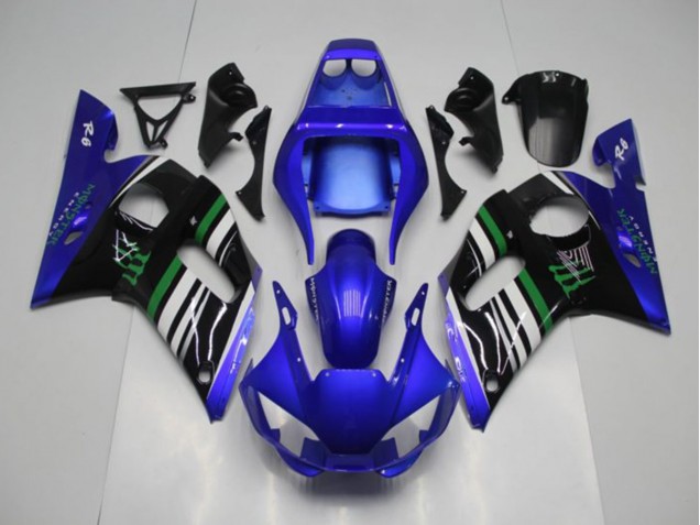 Bleu Monster Carénage Moto R6 98-02 Bleu Monster Carénage Moto R6 98-02