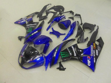 Bleu Monster Carénage Moto ZX6R 09-12