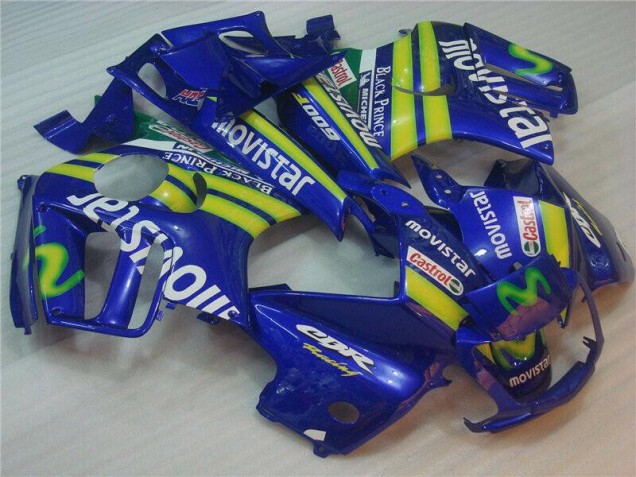 Bleu Movistar Castrol Carénage Moto CBR 600 F3 95-98 Bleu Movistar Castrol Carénage Moto CBR 600 F3 95-98
